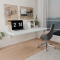 White Pine Wall‑Mount Folding Desk Table