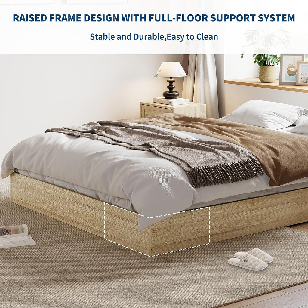 Wood Twin Platform Bed Frame Slats