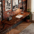 Iron‑Bracket Wall‑Mount Folding Desk Table