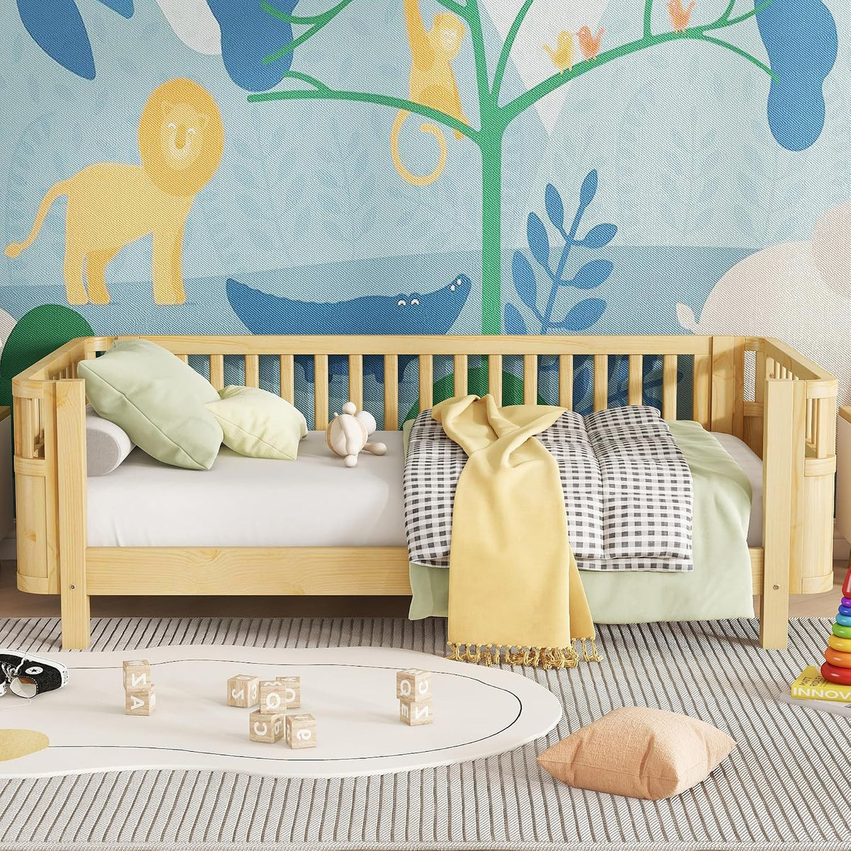 Natural Kids Low Montessori Bed Frame